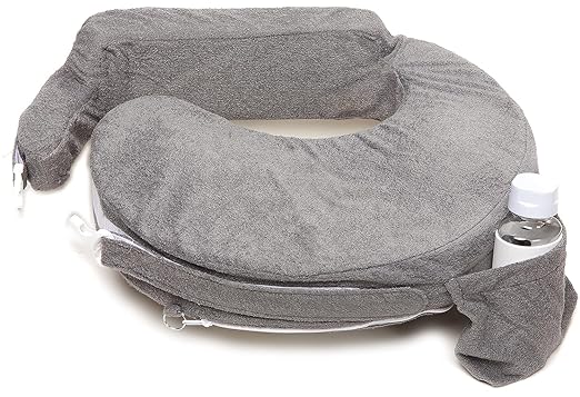 Grey nursing pillow