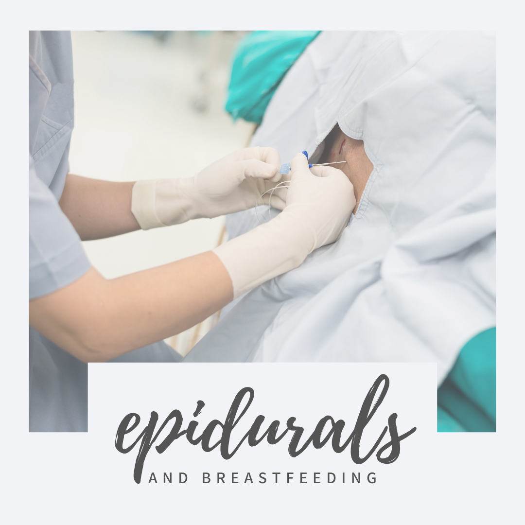 Medical provider placing an epidural. 